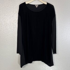 J. Jill Black Tunic Top
